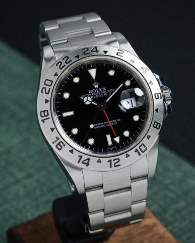 Rolex Explorer II Red Hand Black Swiss Only